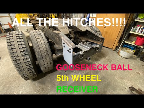 Ford L9000 Episode 13: Complete Semi Truck Brakes & Hubs, plus a BEEFY Trailer Hitch!