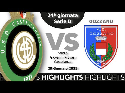 HIGHLIGHTS  Castellanzese 2 -0 Gozzano  -  Serie D 2022 23  -  Ventiquattresima giornata