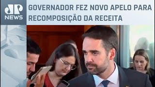 Eduardo Leite diz que RS pode perder até R$ 10 bilhões em receitas