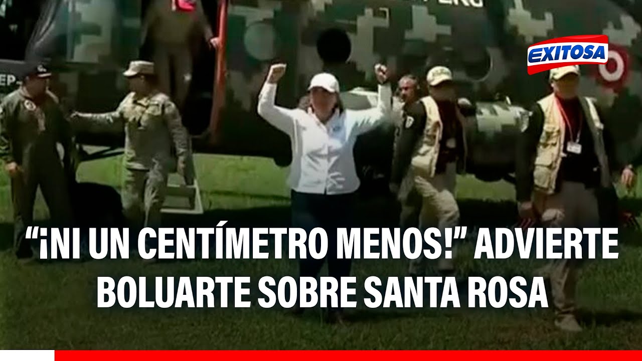 🔴🔵Boluarte: "No cederemos ni un centímetro de nuestro territorio, ni permitiremos faltas de respeto"