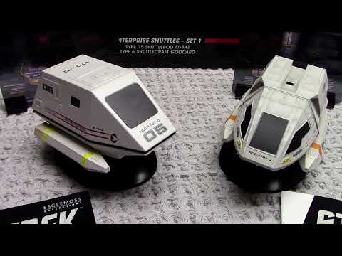 Enterprise D Shuttles Set 1 - Eaglemoss