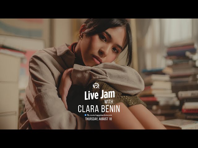 [WATCH] Rappler Live Jam: Clara Benin