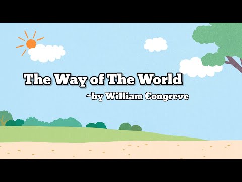 The Way of The World by William Congreve#literature #englishliterature
