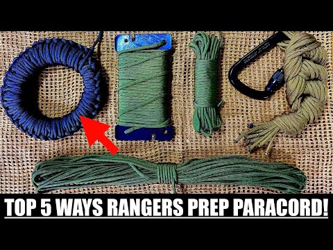 5 Ways Rangers Prep Paracord!