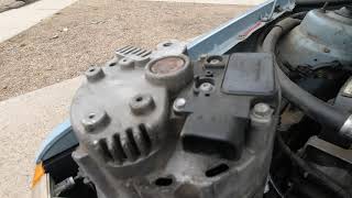 Alternator Check and Replacement in 1990 Ford Escort