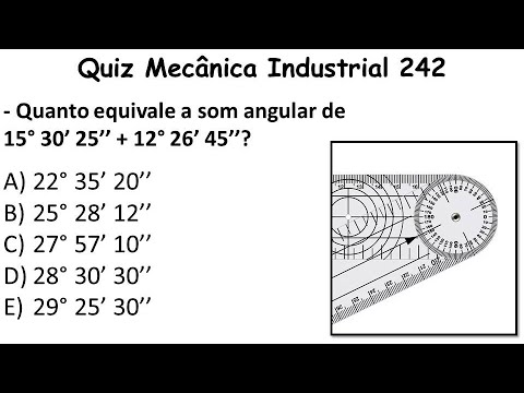 Quiz Mecânica Industrial - Vídeo 242