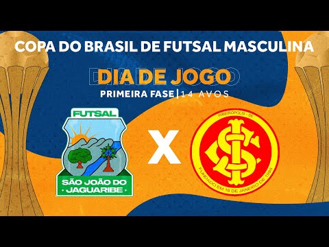 Copa do Brasil de Futsal 2024 | São João do Jaguaribe x Ribeiropolis| 1ª Fase - Jogo Volta | Ao vivo