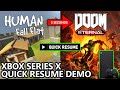 Xbox Series X Quick Resume Demo INSTANTLY Switch Between Games With No Loading Times
