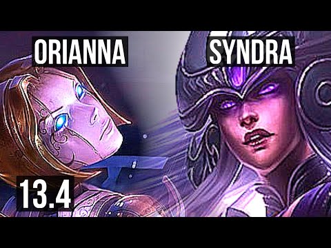ORIANNA vs SYNDRA (MID) | 5/0/7, 1100+ games, 900K mastery, Rank 15 Ori | KR Grandmaster | 13.4