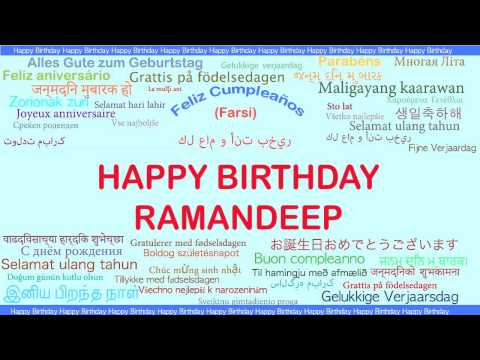 Ramandeep   Languages Idiomas - Happy Birthday