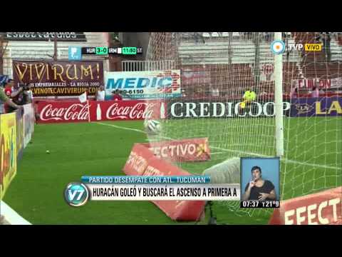 Visión 7 - Huracán goleó y buscará el ascenso a primera A