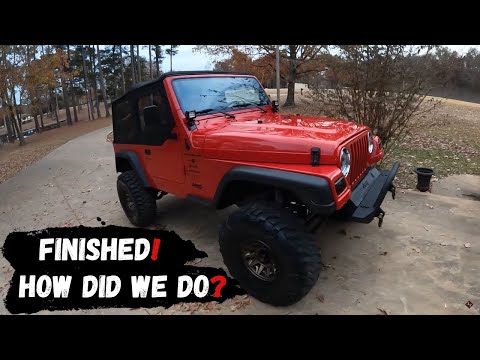 1998 Jeep Wrangler TJ 4" Lift Kit