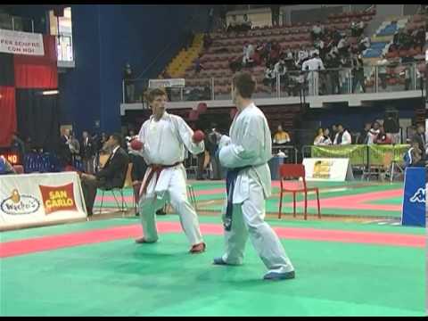 Open D'Italia di Karate Finale Seniores 84 KG Weber - Seiler