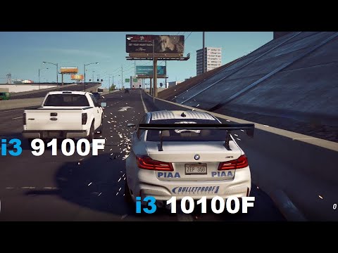 i3 9100F vs i3 10100F