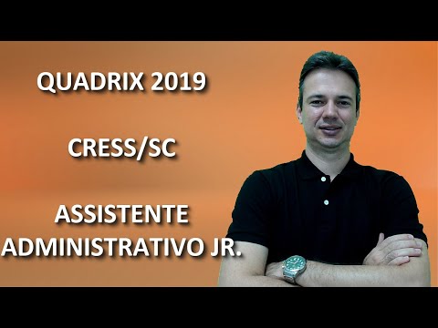 QUADRIX19Q012 - QUADRIX - 2019 - CRESS/SC - VOLUMES - RESOLUÇÃO DE QUESTÕES