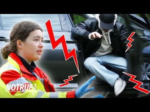 Adrenaline rush during a rescue operation: A man jumps out of a moving car! | EMERGENCY CALL