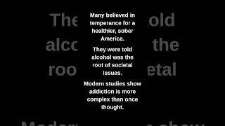 Many believed in temperance for a healthier, sober America.
