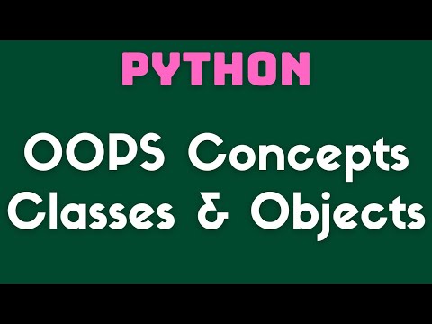 Python Classes And Objects Oops Concepts In Python Chapter 10 Xii Std Computer Science