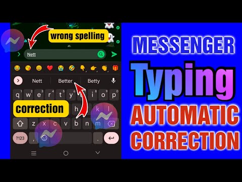 Paano mag Turn ON and Off ng AUTOMATIC CORRECTION sa messenger key board habang nag ta-type