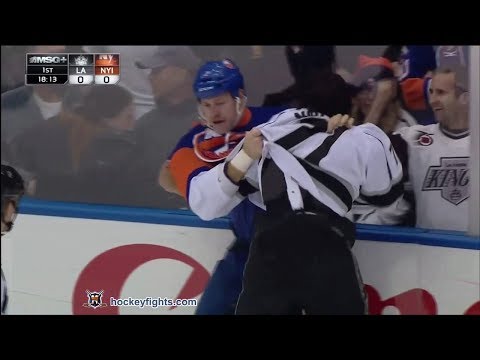 Jordan Nolan vs Matt Carkner Nov 14, 2013