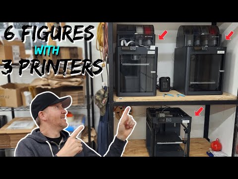 Big Money with Three 3D Printers!