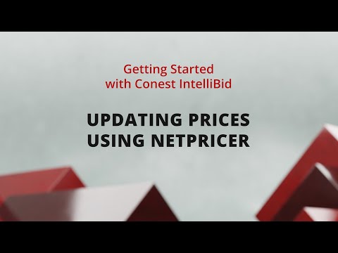 This video provides a tutorial on how to update prices using NetPricer within the Conest IntelliBid Electrical Estimating software.