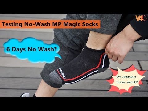 6 Days No Wash? Do Odorless Socks Work? MP Magic Socks - Sexy Socks For Man, Sexy Socks For Women