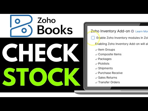 How to Check Stock in Zoho Books 2025 (SIMPLE GUIDE)