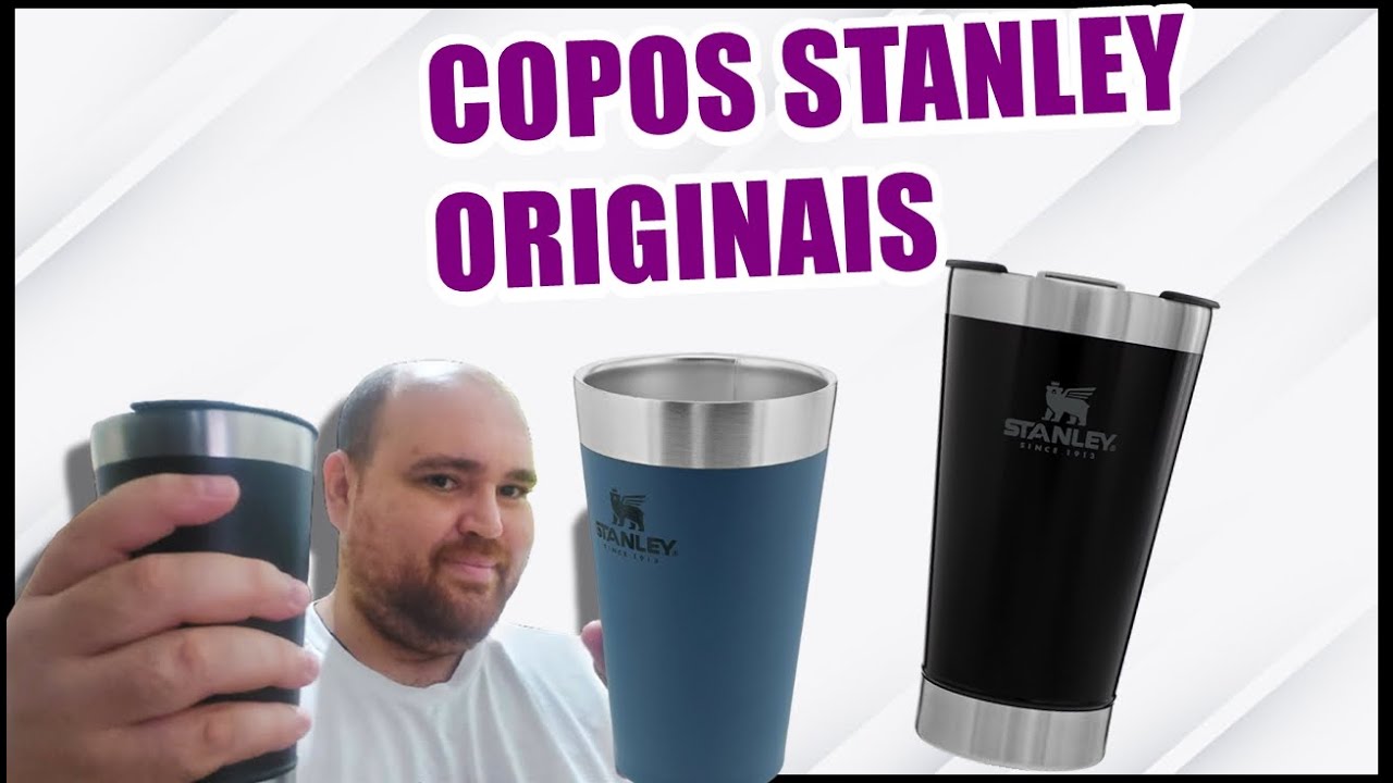 Comparativo Copo Stanley sem tampa com Copo Stanley com Tampa. Análise das características.