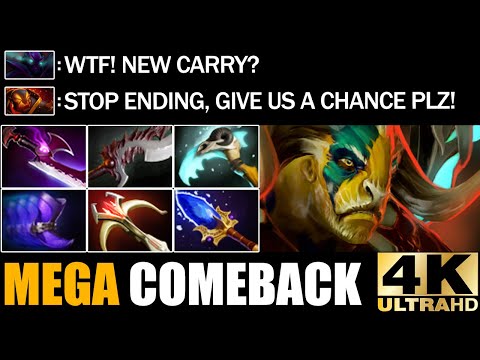 New Imba Carry Elder Titan Defend Mega Creeps - Epic Comeback Dota 2 Pro Gameplay