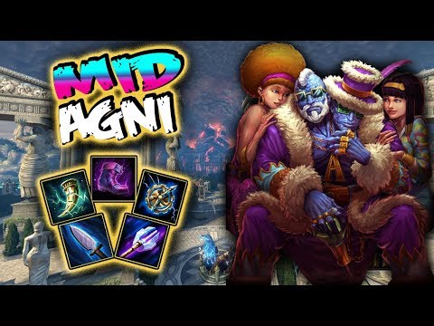 Smite | Agni Build And Guide - Pork and beans! | Smite Season 5 Gameplay
