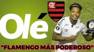 IMPRENSA ARGENTINA REPERCURTE A CONTRATAO DO FLAMENGO, MARINHO  DO FLAMENGO