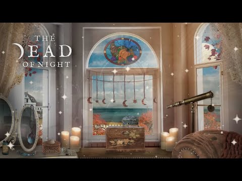 Autumn Witch House by the Sea Ambience 🧹⭐🍂🏠🐚🌊 | Magical Autumn w/ Full House Tour & Fade to Midnight