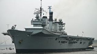 preview picture of video 'HMS Illustrious R06 at Portsmouth'