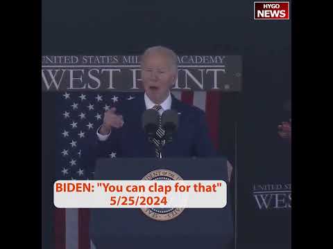 Biden: Appointed to Naval Academy to Play Football, Confused, You can clap for that