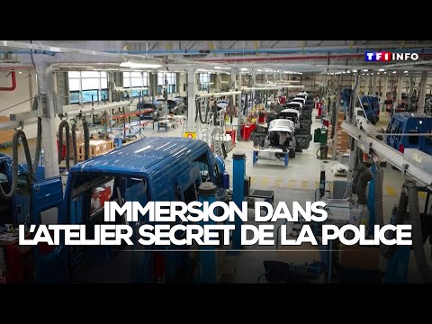 Armes, équipements, véhicules : immersion dans l'atelier secret de la police｜TF1 INFO