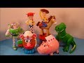 1999 DISNEYS TOY STORY 2 FULL SET OF 6 CANDY DISPENSERS MCDONALDS HAPPY MEAL COLLECTION VIDEO REVIEW