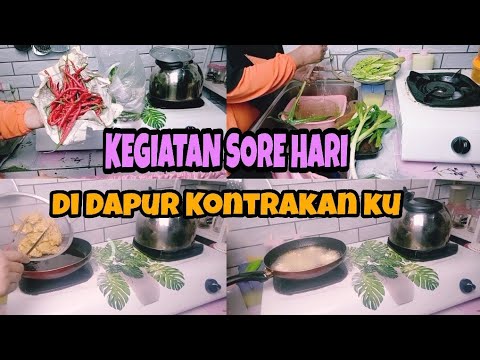 KEGIATAN IBU RUMAH TANGGA ||  BELANJA HARIAN || AKTIFITAS DI DAPUR KONTRAKAN   || BIKIN BAKWAN