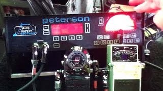 Video thumbnail for Guitar Tuner reveiw for Peterson 490 Strobe Planet Waves Boss TU2 TU3 by Sammy Bones