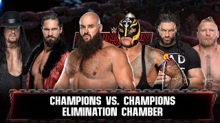 WWE 2K22 | 6 Man Elimination Chamber Match | Universal Championship | Gameplay