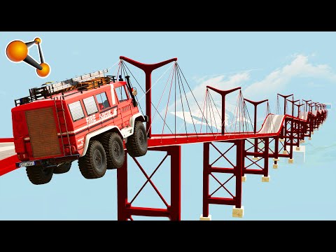 Beamng.Drive - High speed freaky jumps #93