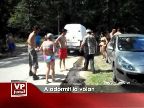 A adormit la volan