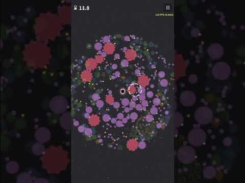 Black Hole Game: Feed in Space