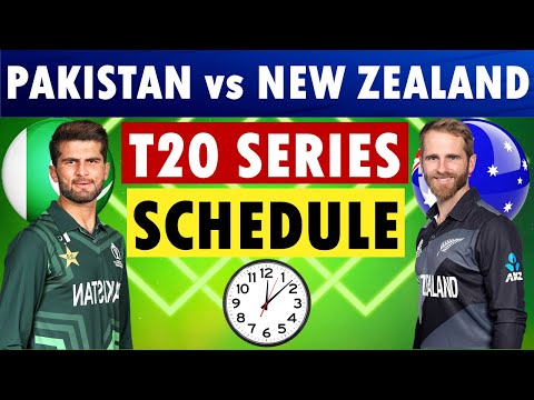 Pakistan vs New Zealand T20 Series Schedule 2023 | Pakistan vs New Zealand T20I Series Schedule 2023