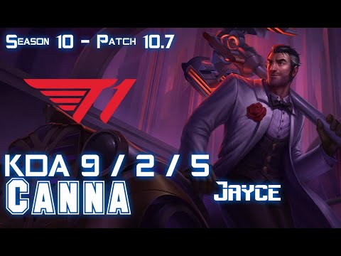 T1 Canna JAYCE vs SYLAS Top - Patch 10.7 KR Ranked