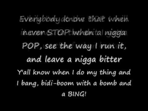 60 seconds assassin Lyric on screen