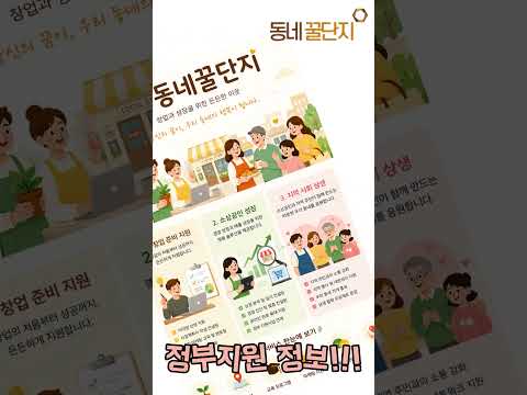 가게를 열기 전에는 이것부터 확인하세요!!  #동네꿀단지 #mbti #사업가 #창업 #창업지원