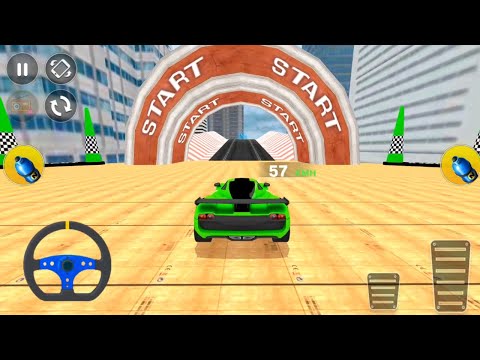 Formula Car Stunt 3D - New Sport Green Car Unlocked - Master Truck Mode - Android Gameplay