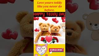 Valentine's week - Happy Teddy Day | Couple's week