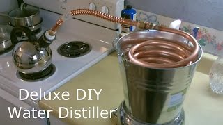 Homemade Water Distiller! - The Deluxe DIY &quot;pure water&quot; Water Distiller!  Full Instructions